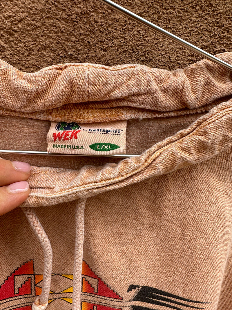 1984 Wek by Kellsport Cotton Southwest Design Sweatshirt
