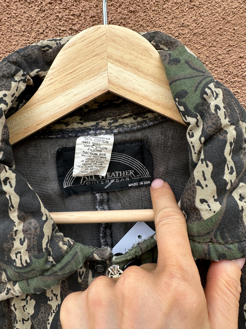 All Weather Camo Coveralls - As is