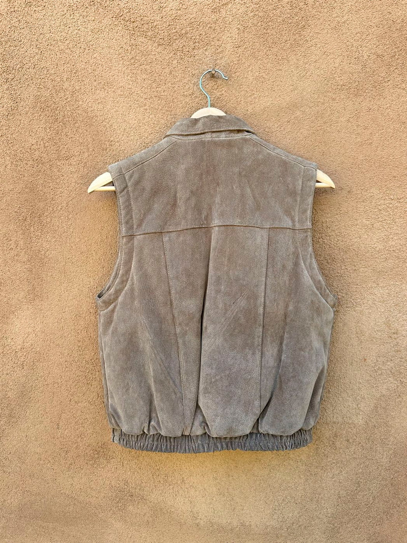 1970's Suede Hippie Cowgirl The Tannery Vest - as is