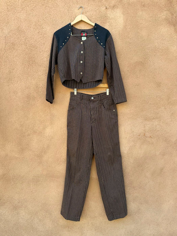 Striped Cotton Western Two Piece Set by Roper