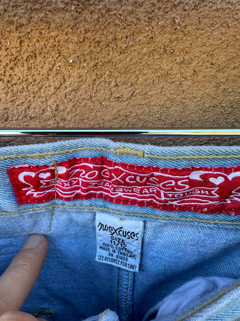 Double Helix Snakes Denim Skirt - No Excuses