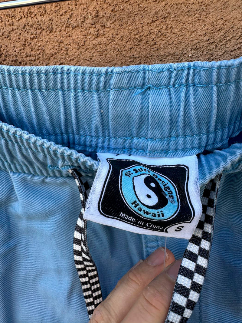 90's T&C Surf Designs Drawstring Shorts - Yin Yang