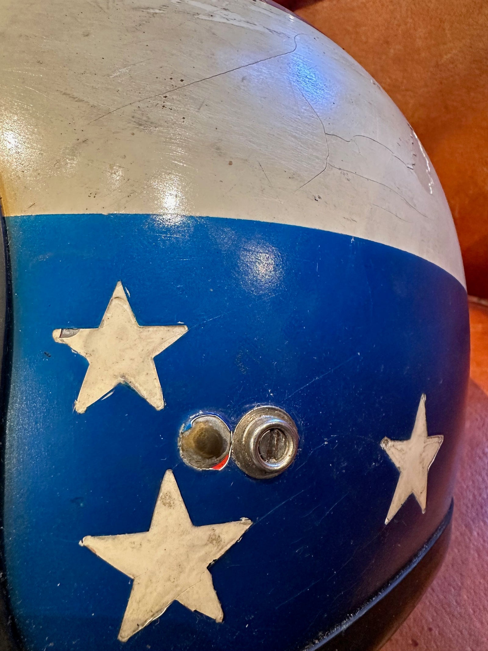 easy rider captain america motorcycle helmet Vintage 1960's Open Face Captain America/Easy Rider Helmet – DESERT MOSS VINTAGE