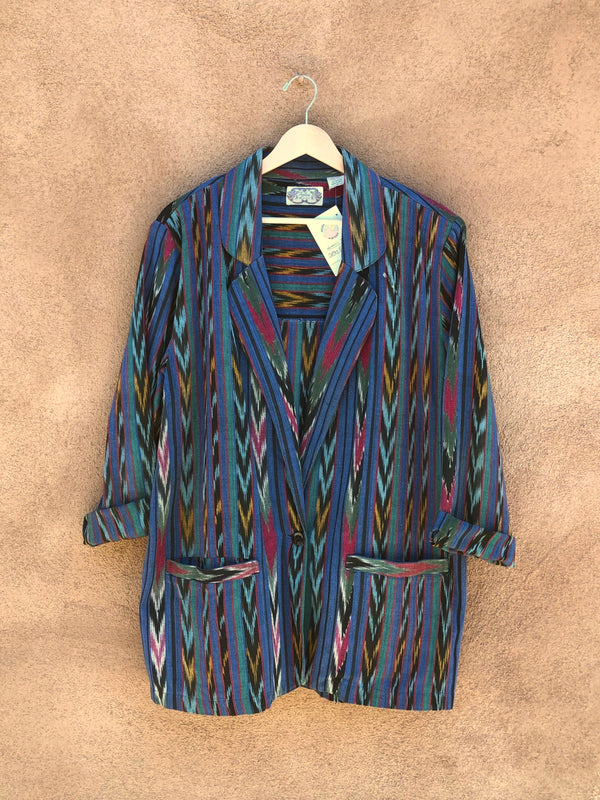 Women's Ikat Cotton Blazer