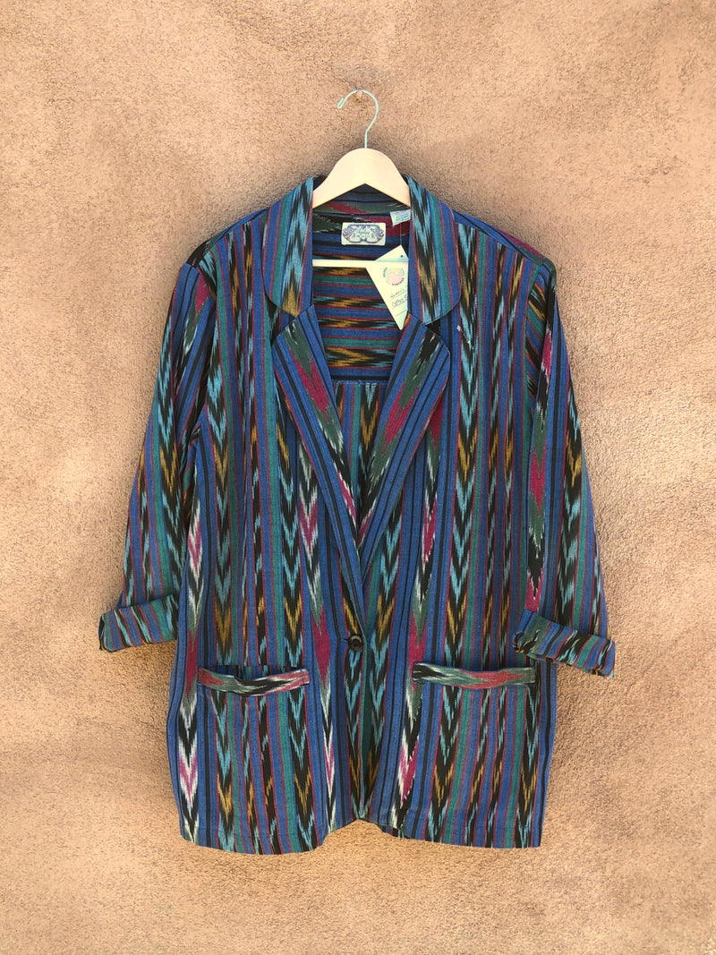 Women's Ikat Cotton Blazer