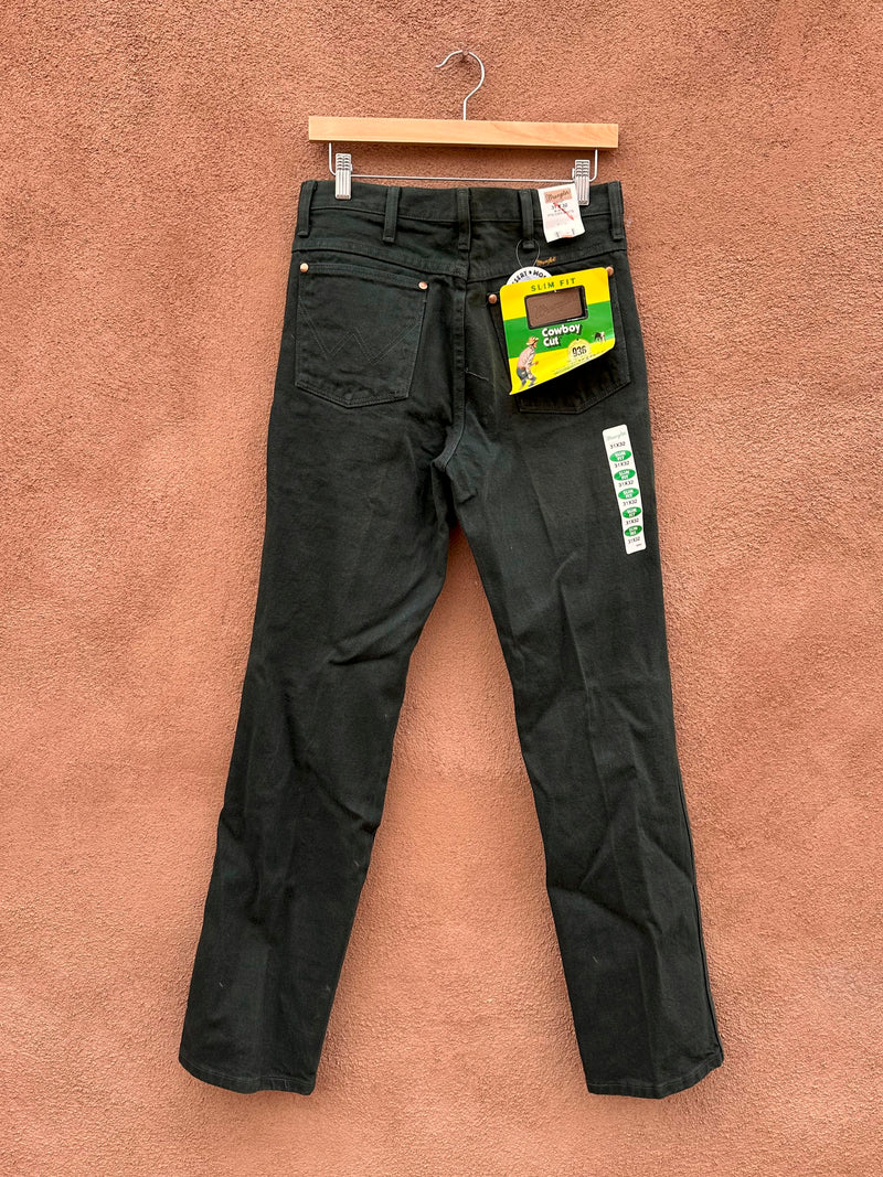 Forest Green Wrangler Cowboy Cut Slim Jeans 31 x 32