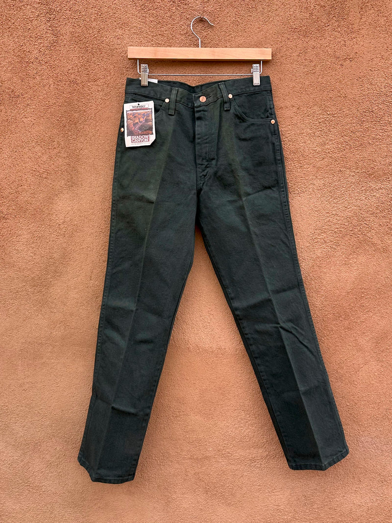 Forest Green Wrangler Cowboy Cut Slim Jeans 30 x 30