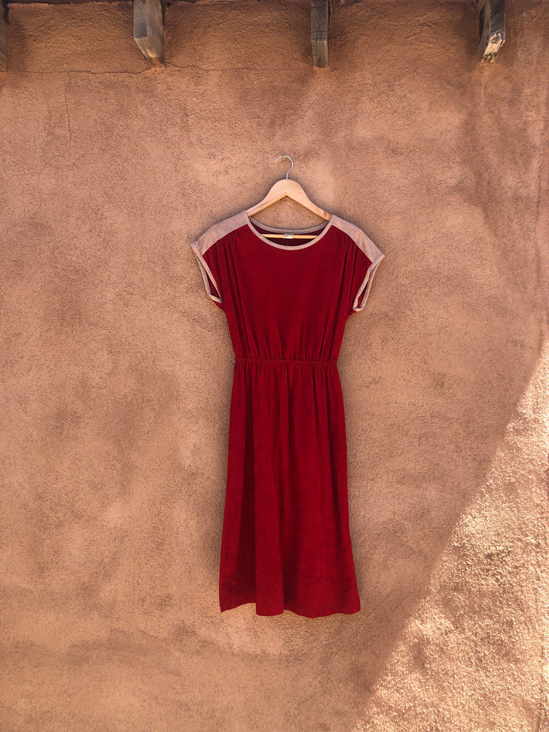 70's Wide Neck Summer Dress