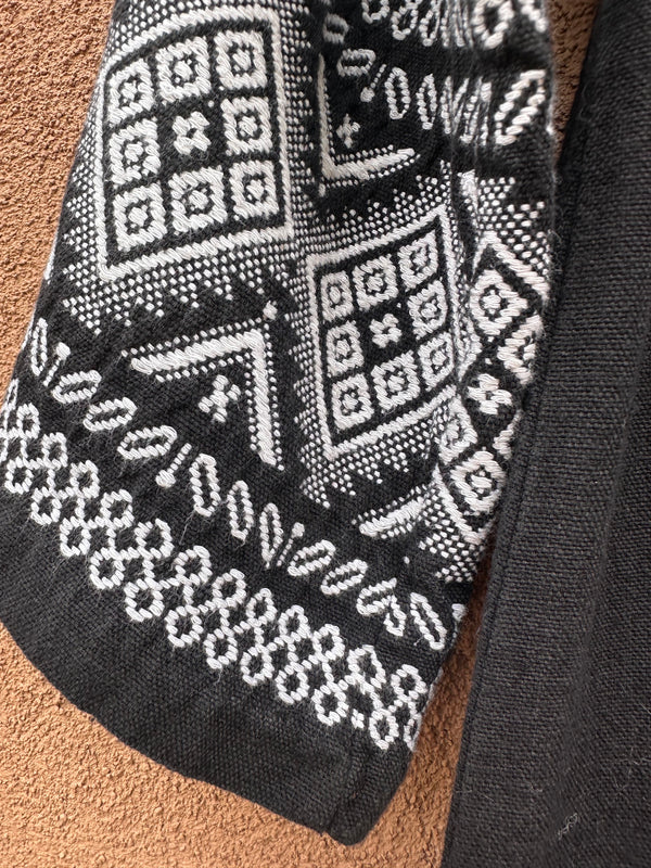 Black & White Cotton Guatemalan Dress