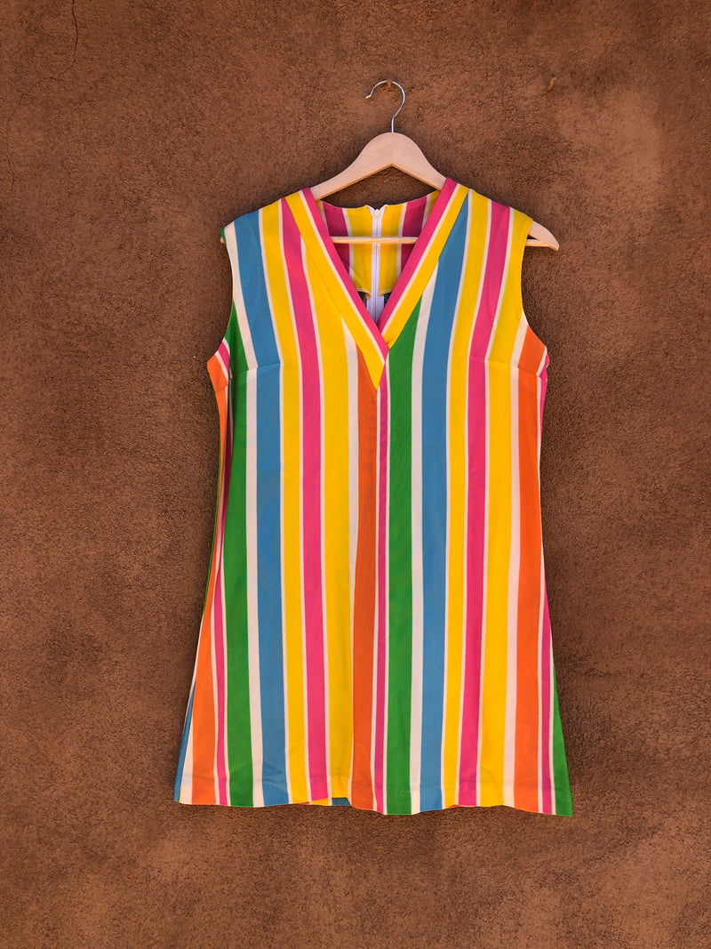 1960's Bogart of Texas Striped Minidress