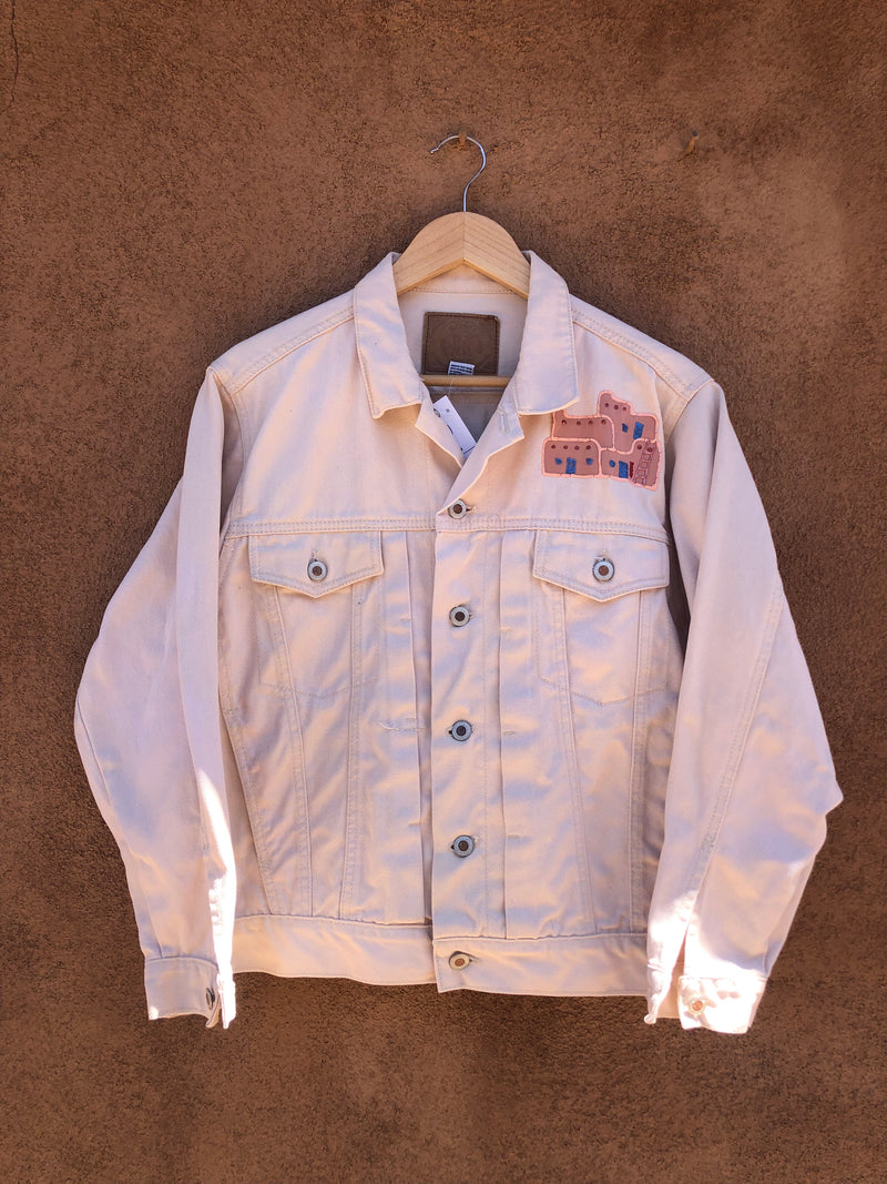 Puff Paint Pueblo Denim Jacket