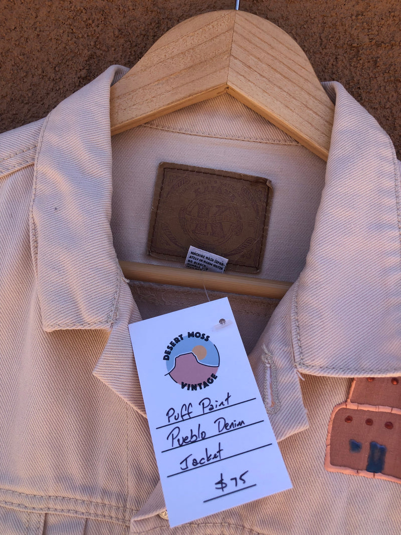 Puff Paint Pueblo Denim Jacket