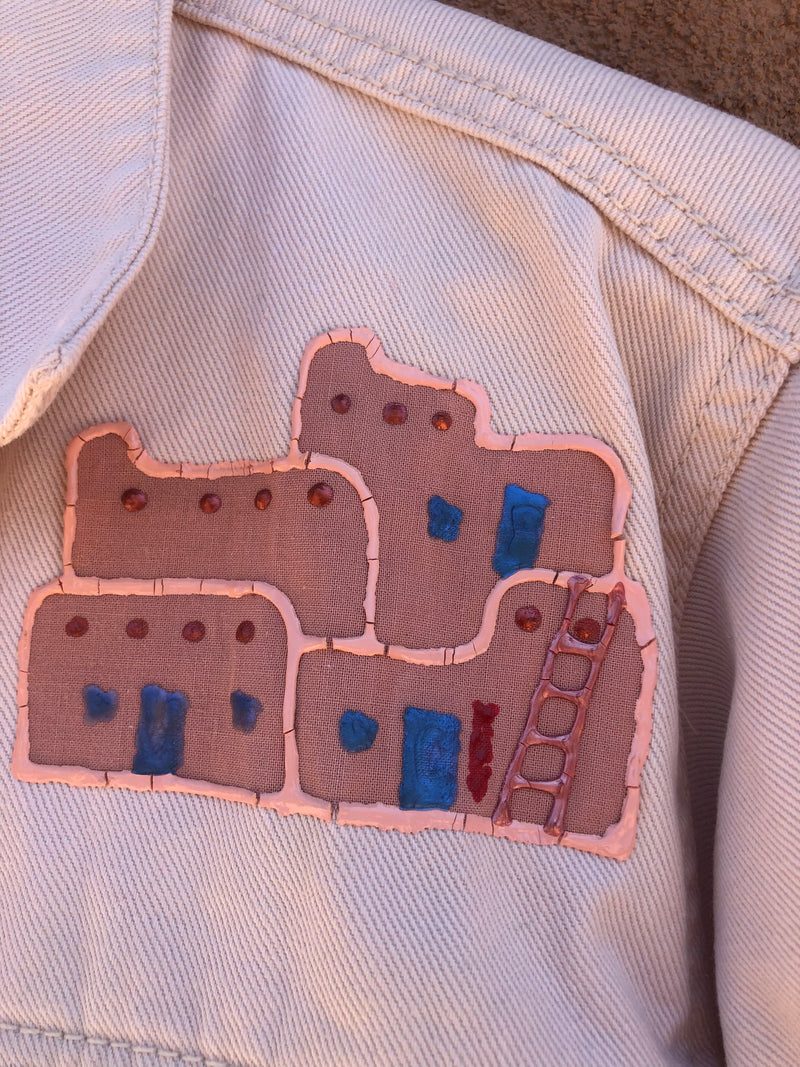 Puff Paint Pueblo Denim Jacket