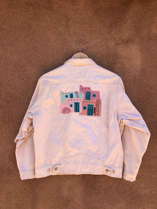 Puff Paint Pueblo Denim Jacket