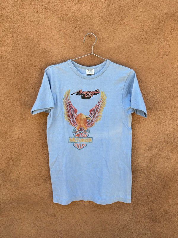 1970's Single Stitch Motorcycle USA Harley T-shirt