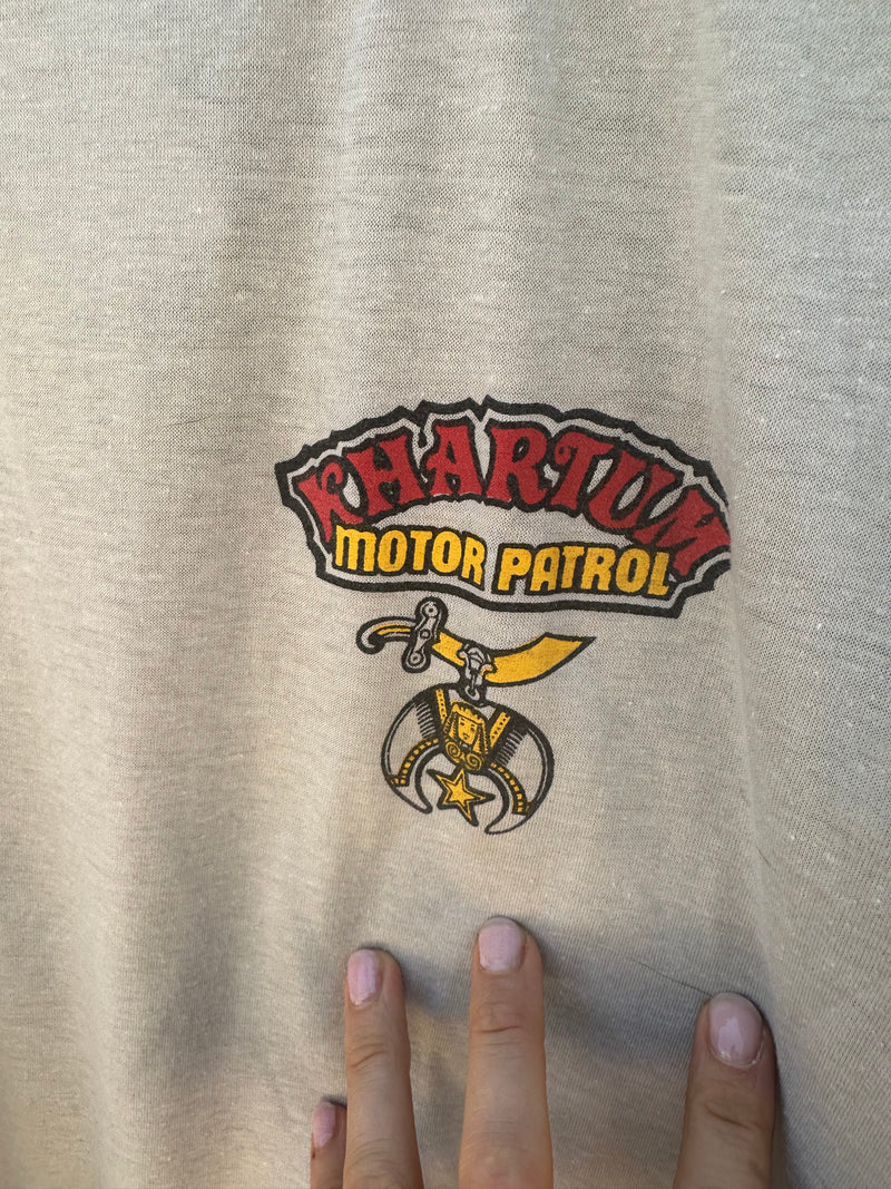 1988 Khartum Motor Patrol Biker T-shirt, Winnipeg
