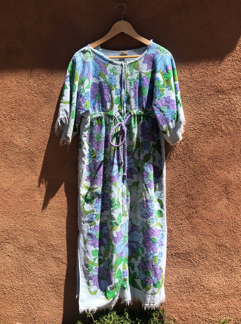 70's Montgomery Ward Terry Cloth Dress - As is