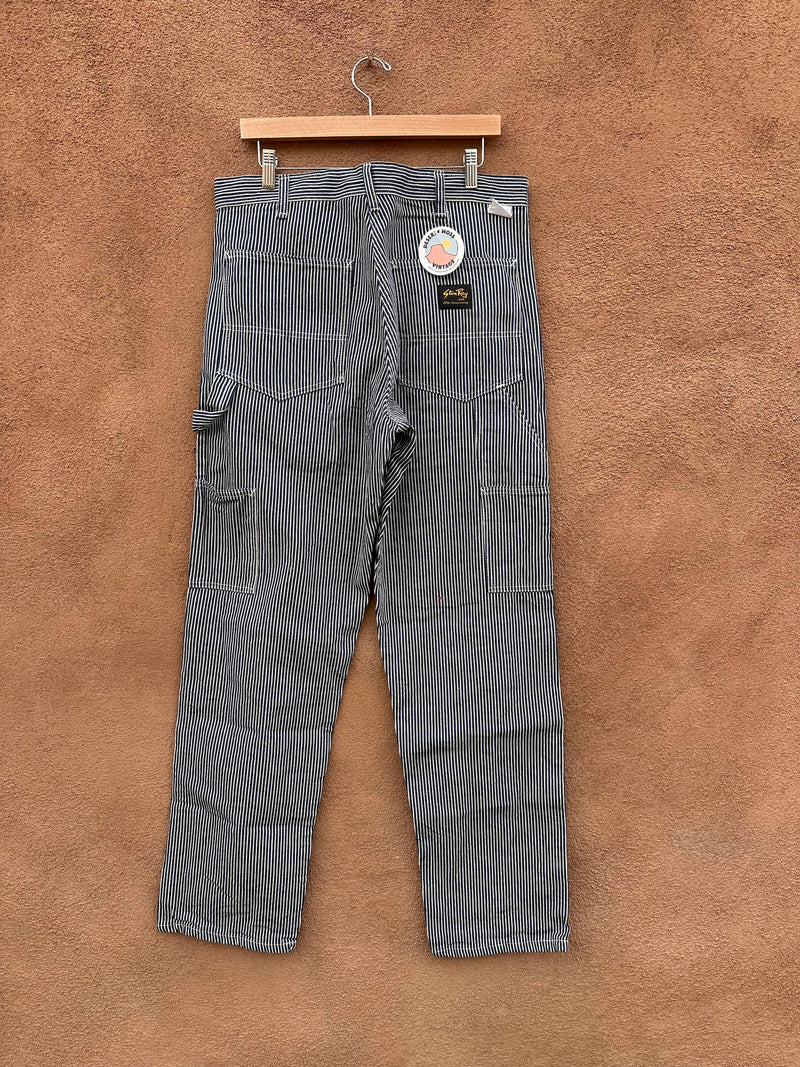 Stan Ray 50th Anniversary Hickory Stripe Carpenter Jeans 34 x 34
