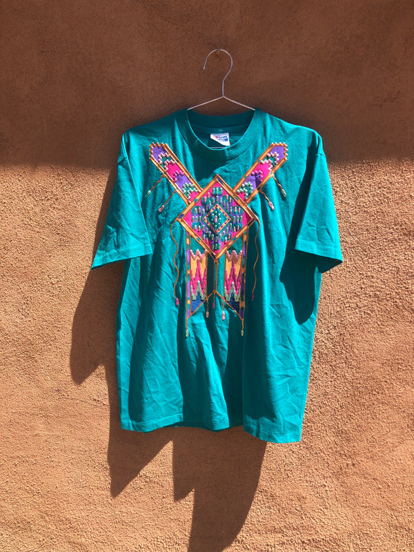 Puff Paint Southwest Style Tee