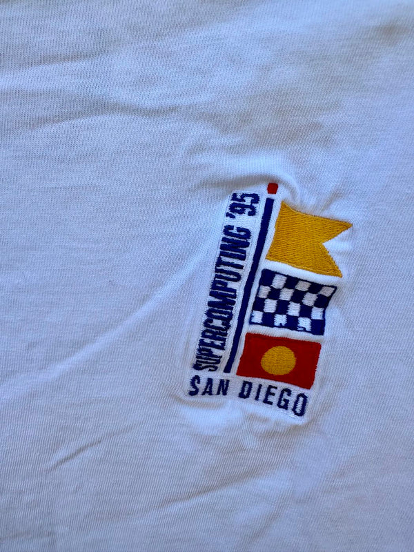 Supercomputing 1995 San Diego White T-shirt