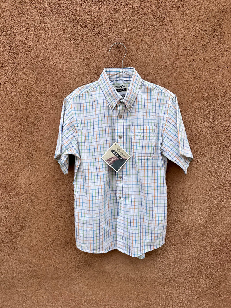 Boy's Windowpane Wrangler Riata Shirt