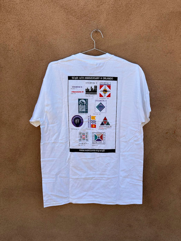 Supercomputing 1998 10 Year Anniversary T-shirt