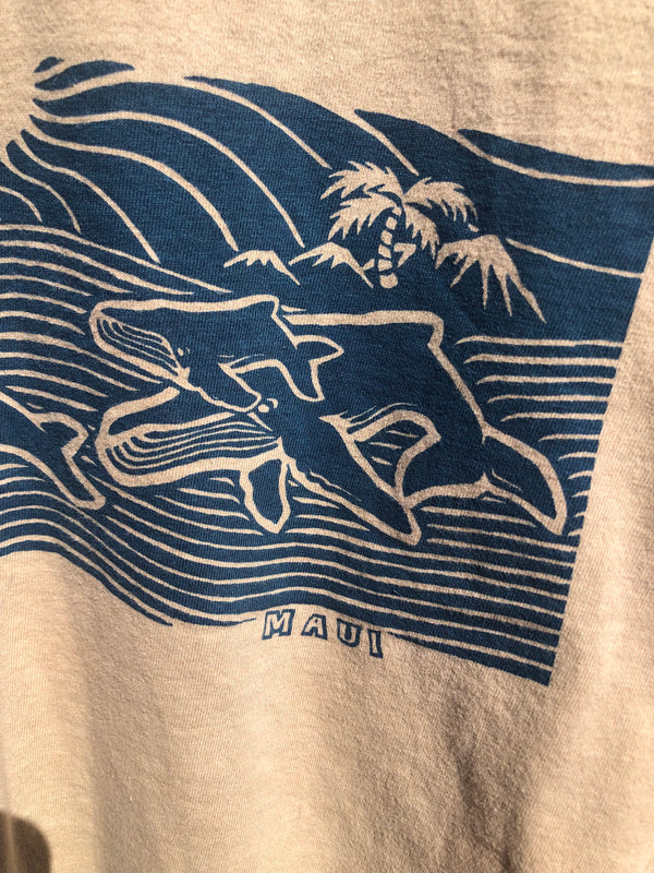 Maui Whales Long Sleeve T-shirt by Crazy Shirts
