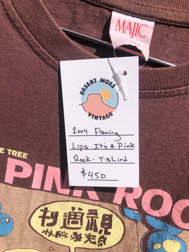 2004 Flaming Lips "It's a Pink Rock" T-shirt