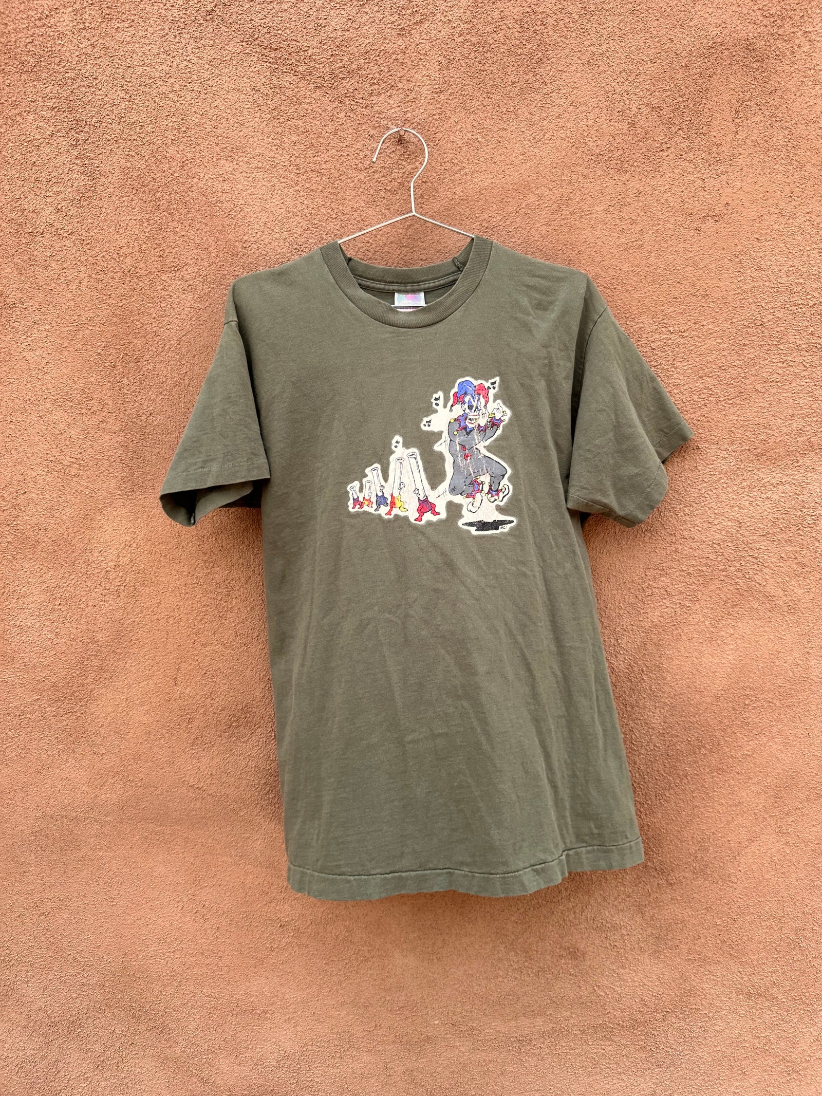 Vintage 90s Graffix Jester Shirt Size L Vintage Clown Shirt