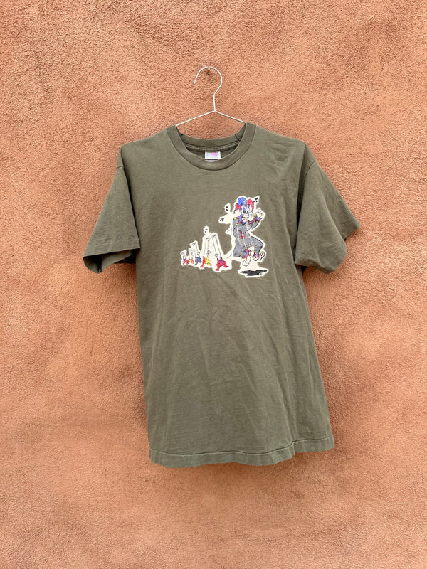 Graffix 90's Bong Clown T-shirt - as is