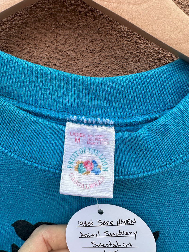 1980's Safe Haven Animal Sanctuary Sweatshirt
