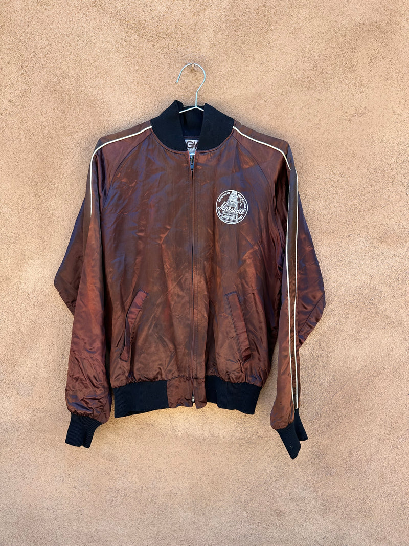 20 Years of Rock & Roll Marshall 1962 - 1982 Brown Satin Jacket