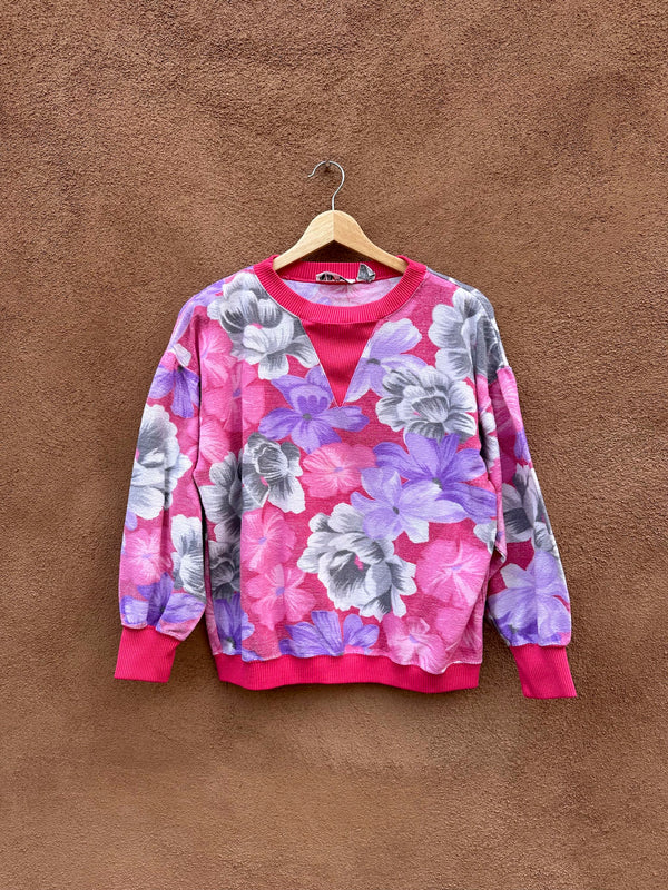 E.V.E. Ltd. Floral Pink Sweatshirt