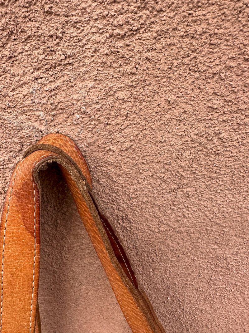 Force Ten Classic Tooled Leather Purse - as is
