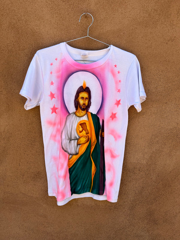 Air Brushed St. Jude 1980's Mexican Label T-shirt