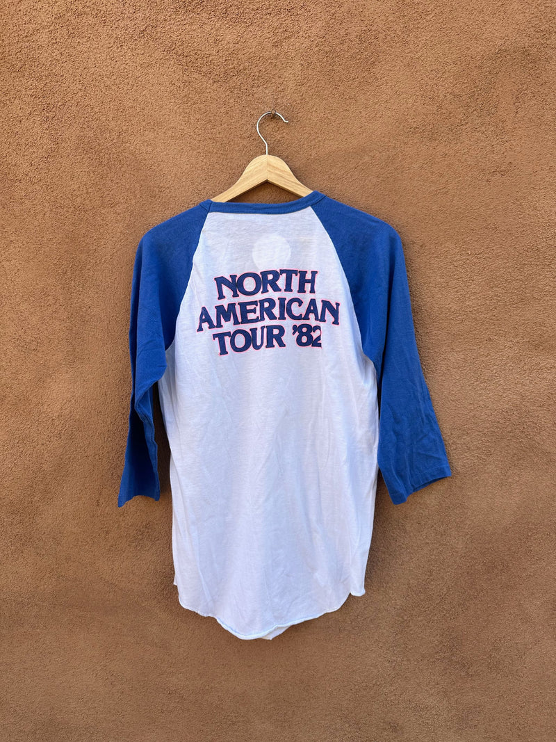 Olivia Newton John "Physical" 1982 US Tour T-shirt - Raglan