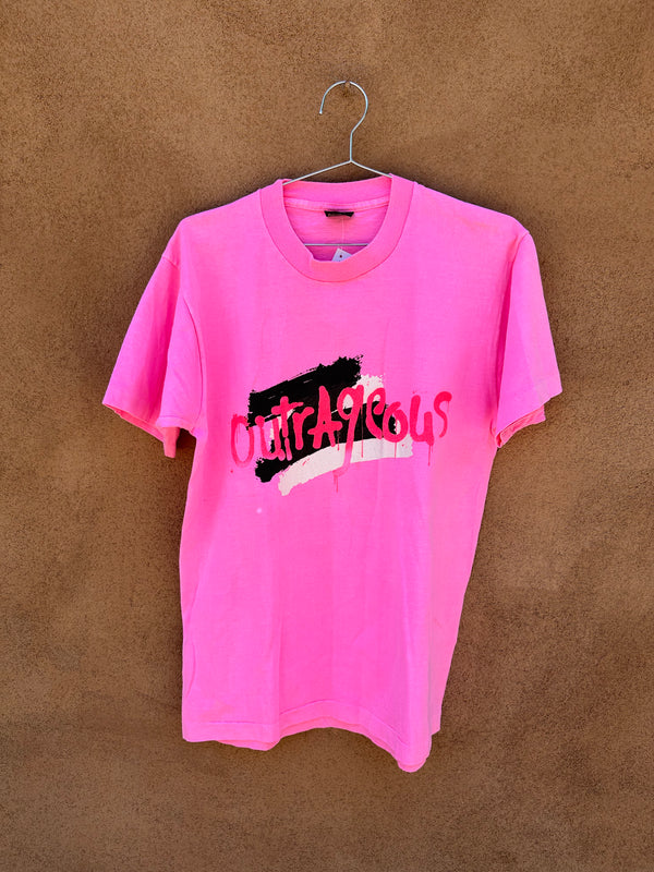 Pink "Outrageous" T-shirt