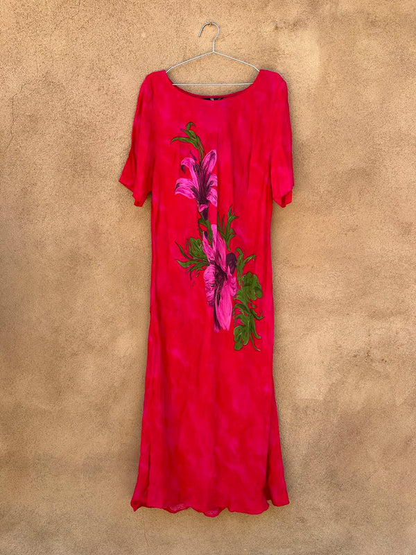 Carole Little II Hibiscus Flower Dress