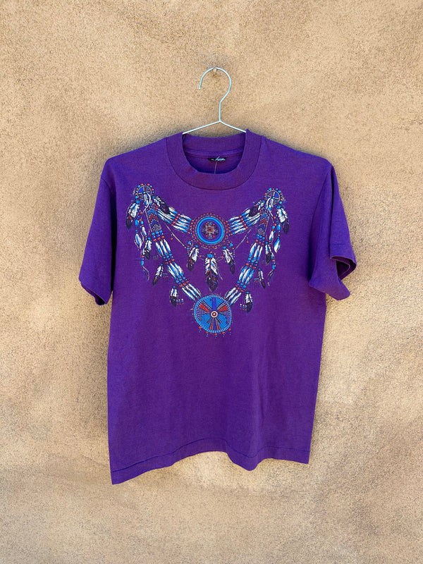Purple Native American T-shirt