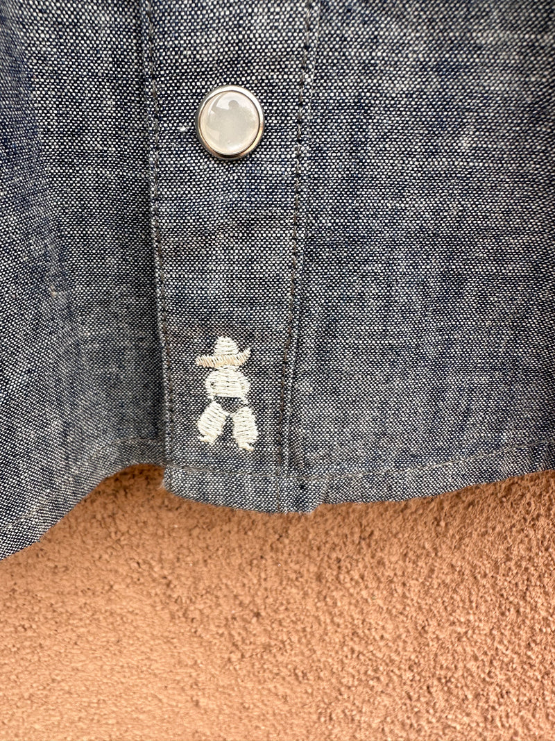 Boys Wrangler Pearl Snap Short Sleeve Shirt