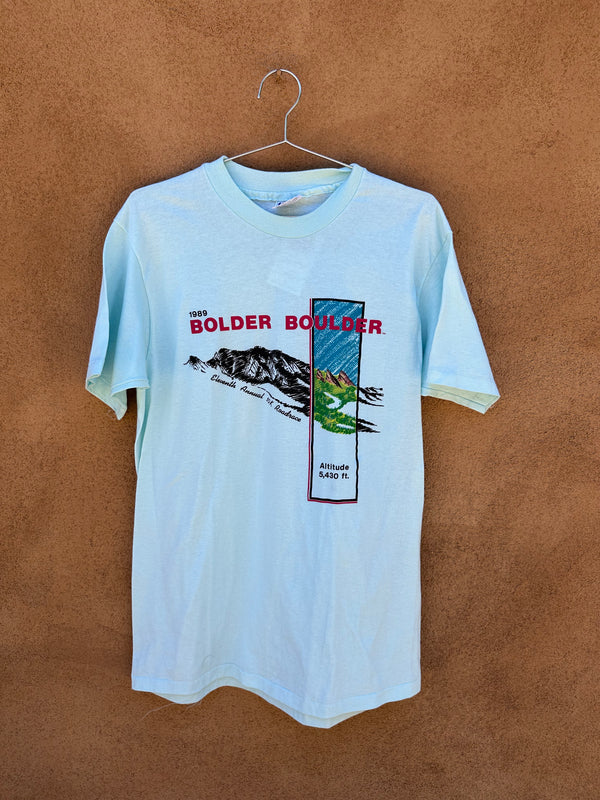 1989 Bolder Boulder, CO Roadrace T-shirt