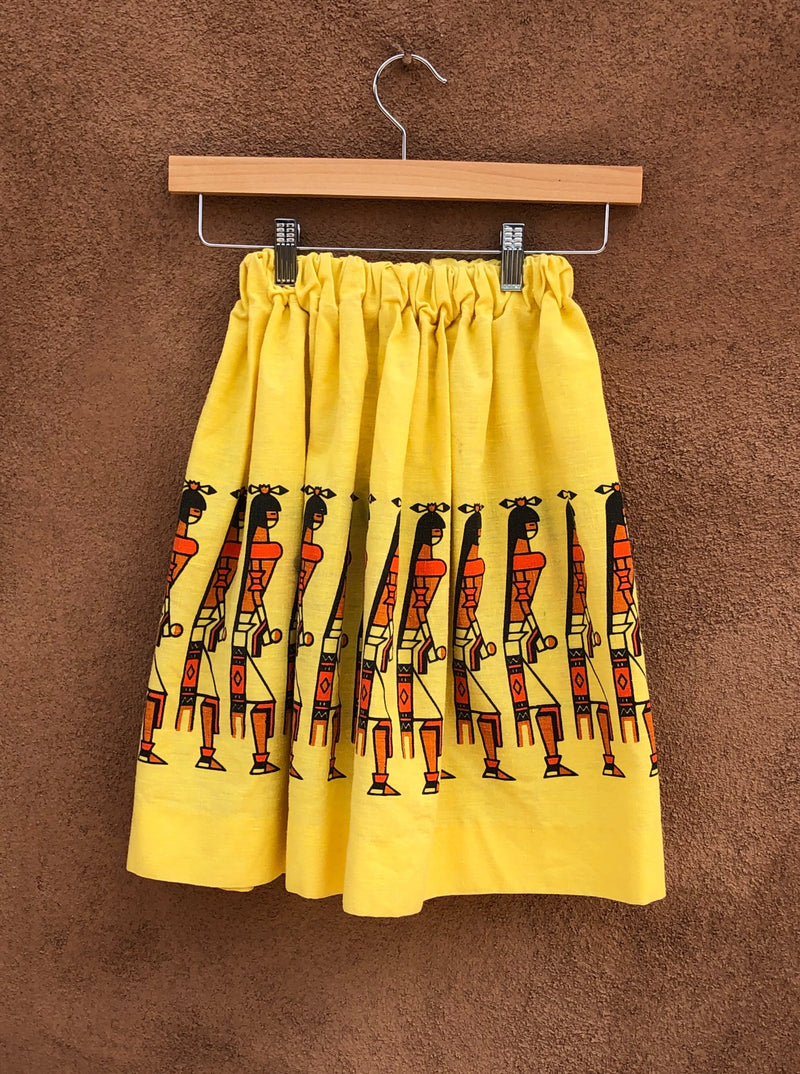 Yellow Diné Dancer Skirt
