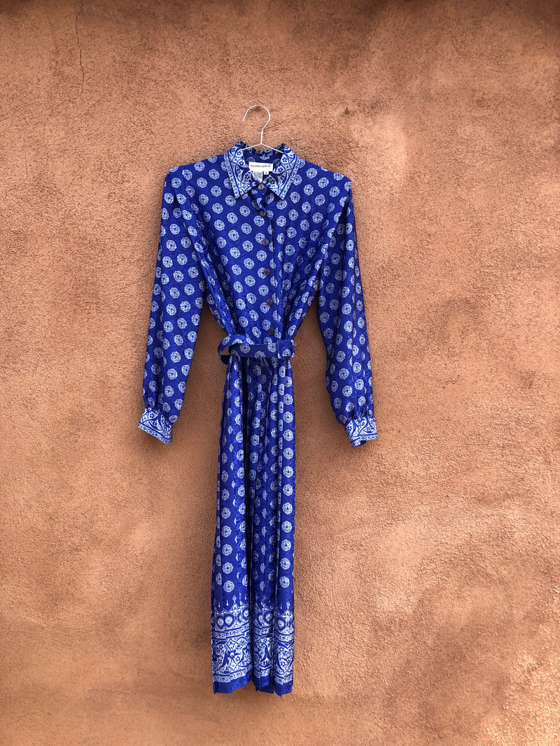 Blue Dress by Schrader - Size 8