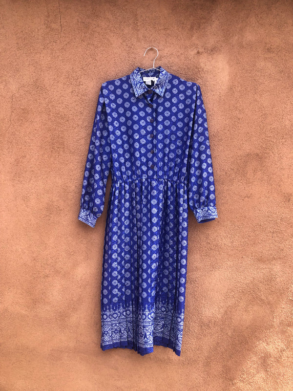 Blue Dress by Schrader - Size 8
