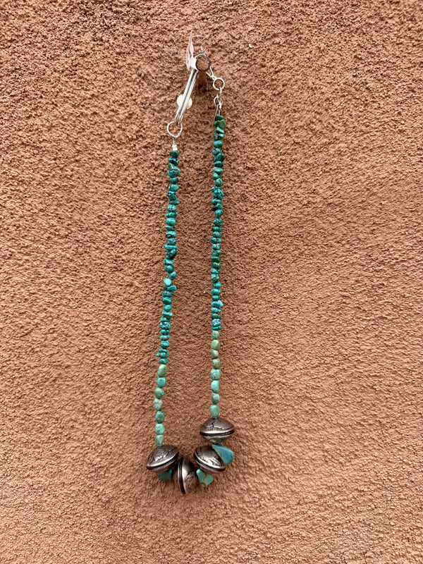 Betty Yellowhorse Turquoise & Buffalo Nickel Necklace