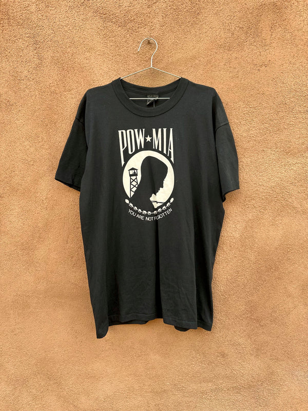 Black Pow-Mia T-shirt