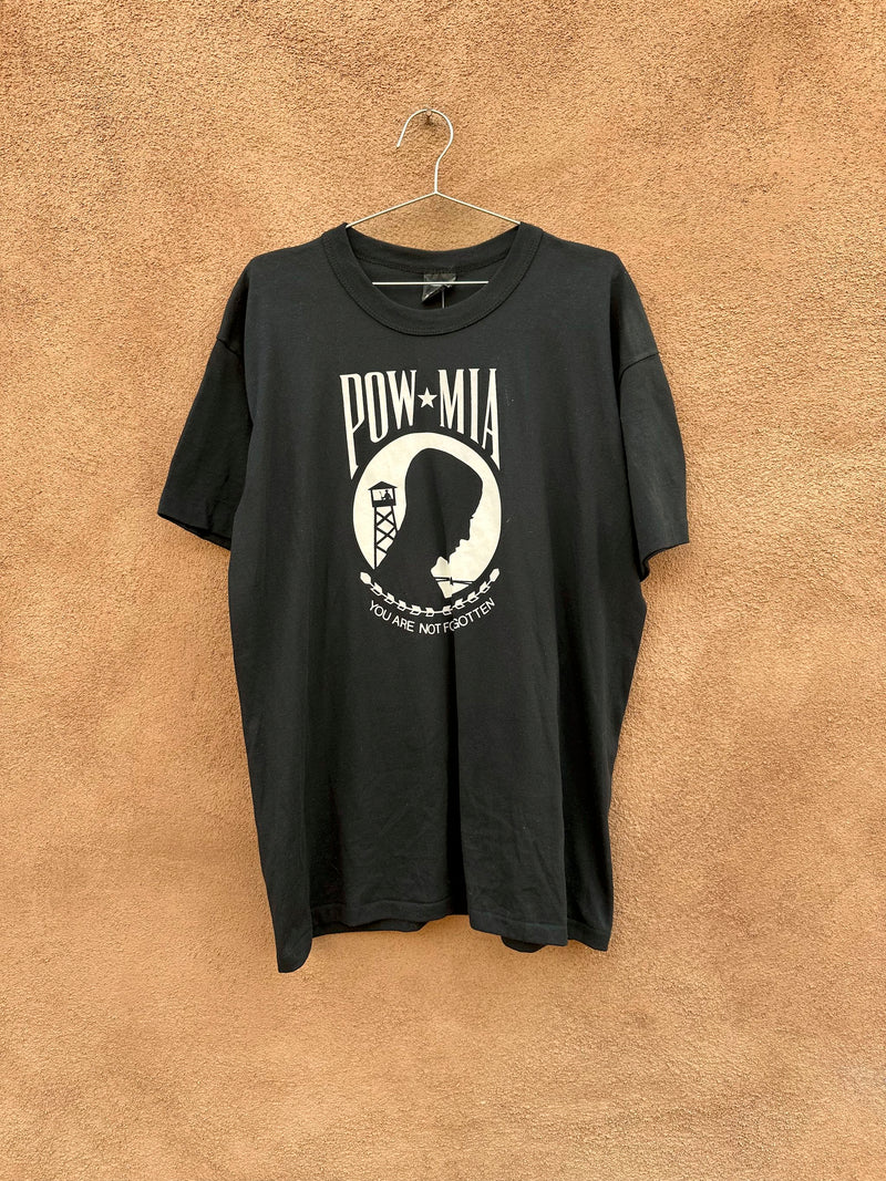 Black Pow-Mia T-shirt