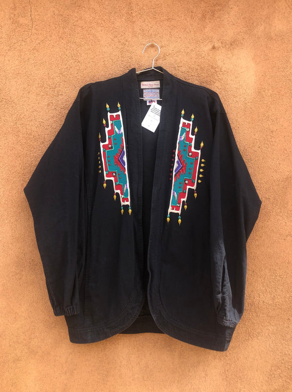 Black Sundance Puff Paint "Trish" Jacket