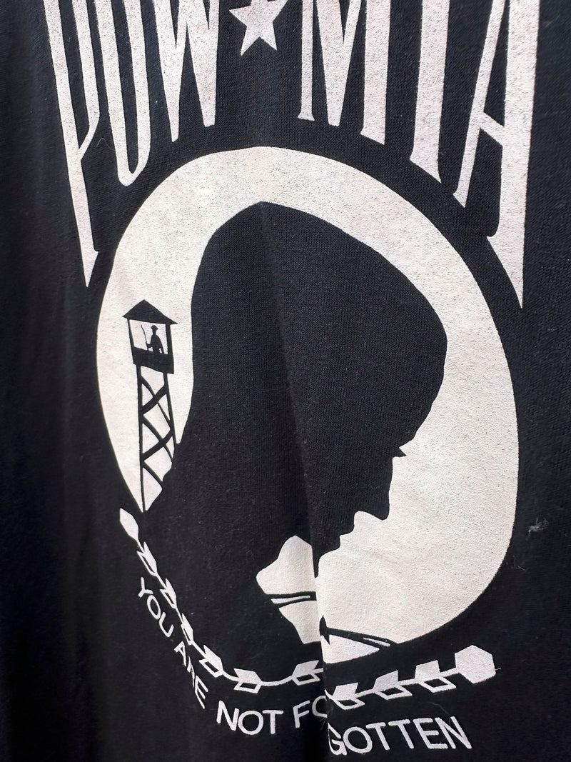Black Pow-Mia T-shirt