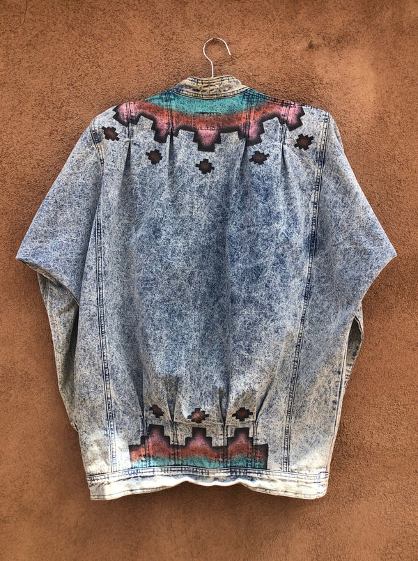 Acid Wash Sundance Denim Jacket - Southwest Style